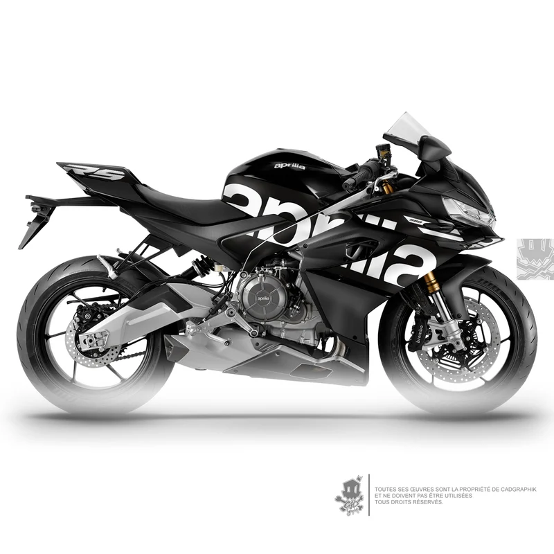 APRILIA KIT DÉCO - RS 660 25 PACK LOGO - WHI - ONLY X