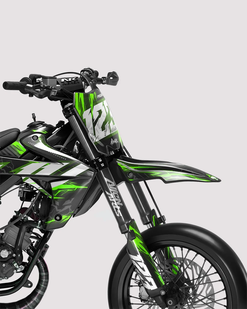 STORMX - Kit deco RIEJU 50cc - Vert