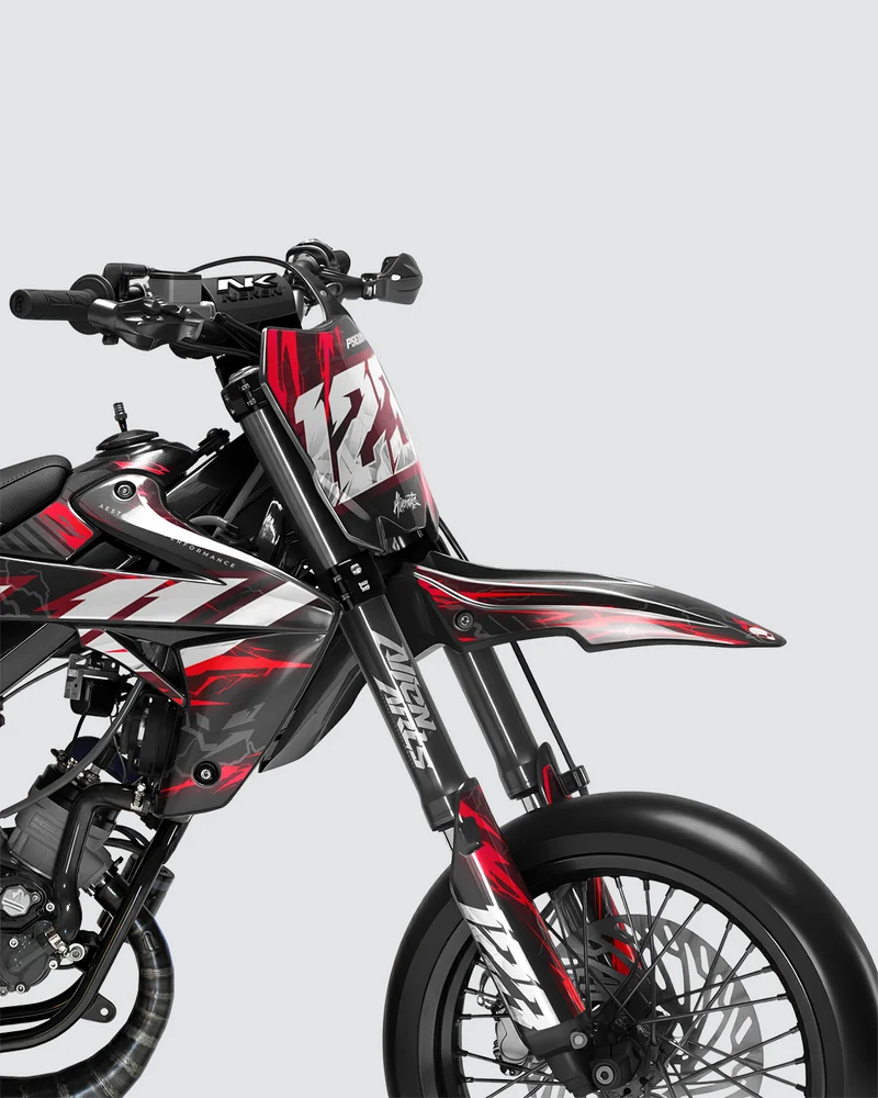 STORMX - Kit deco RIEJU 50cc - Rouge