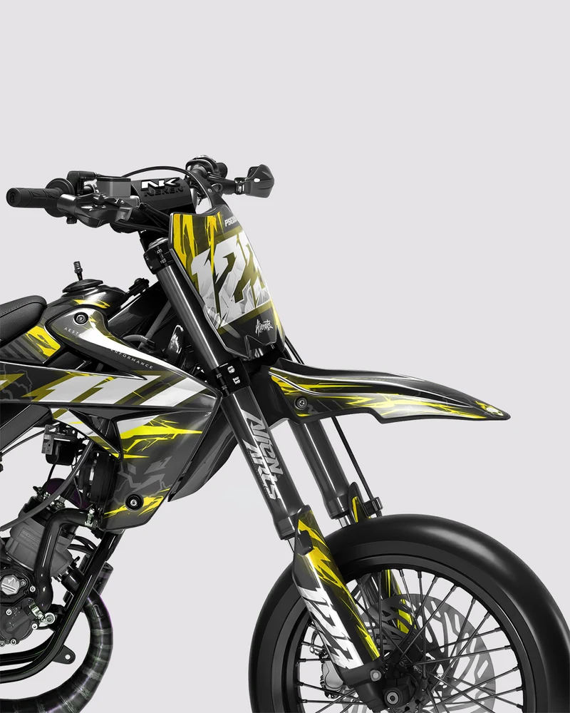 STORMX - Kit deco RIEJU 50cc - Jaune