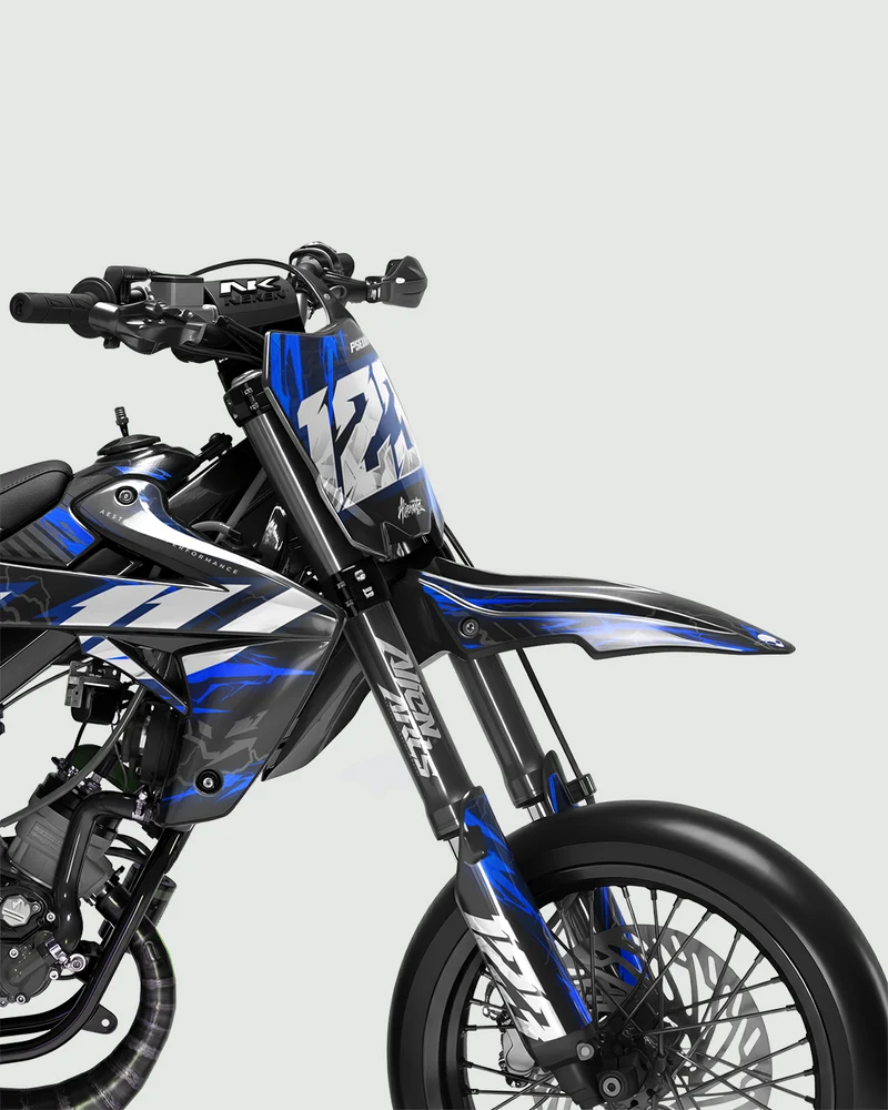 STORMX - Kit deco RIEJU 50cc - Bleu