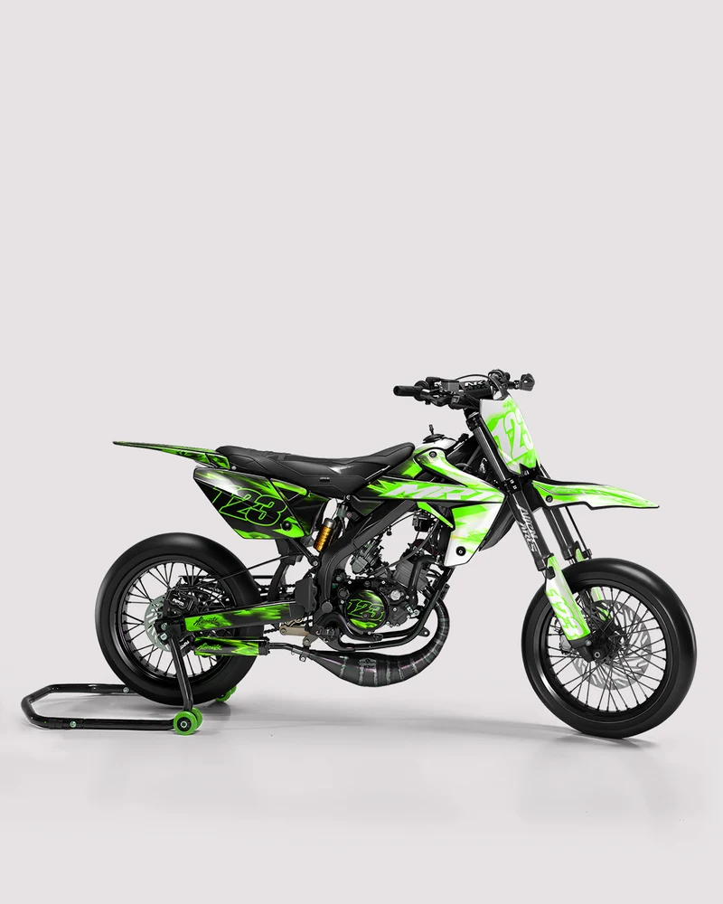 RUSH - Kit deco RIEJU 50cc - Vert