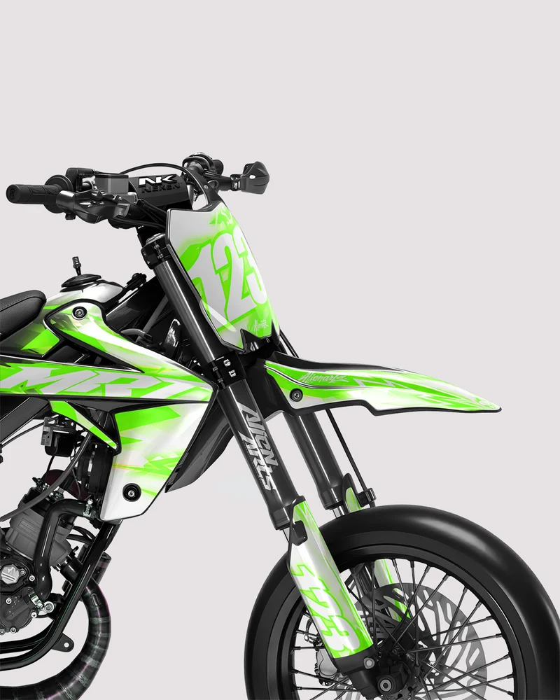 RUSH - Kit deco RIEJU 50cc - Vert