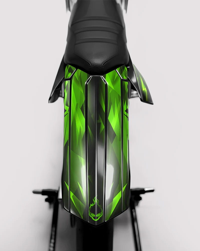 RUSH - Kit deco RIEJU 50cc - Vert