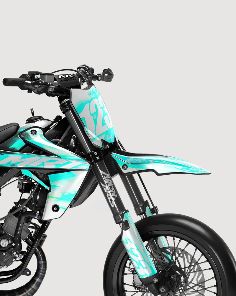 RUSH - Kit deco RIEJU 50cc - Turquoise