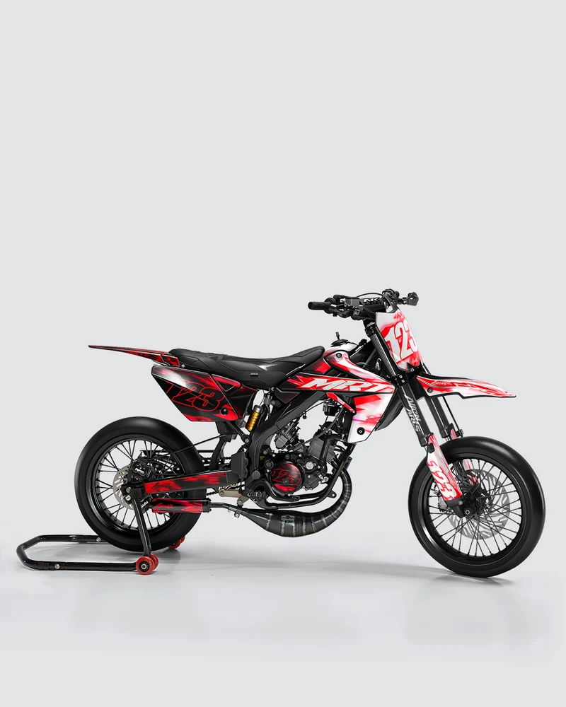 RUSH - Kit deco RIEJU 50cc - Rouge