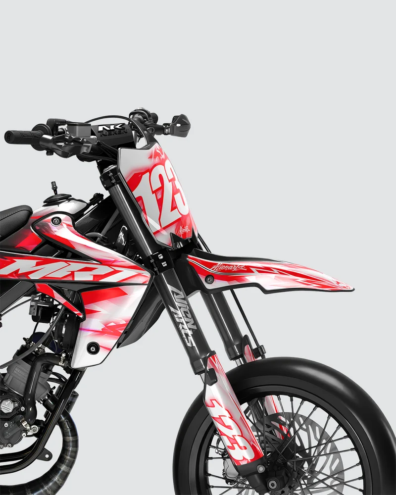 RUSH - Kit deco RIEJU 50cc - Rouge