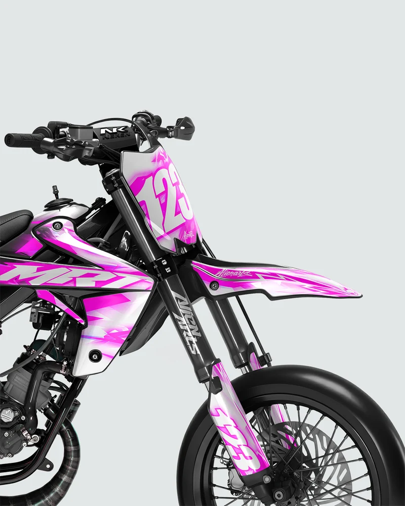 RUSH - Kit deco RIEJU 50cc - Rose