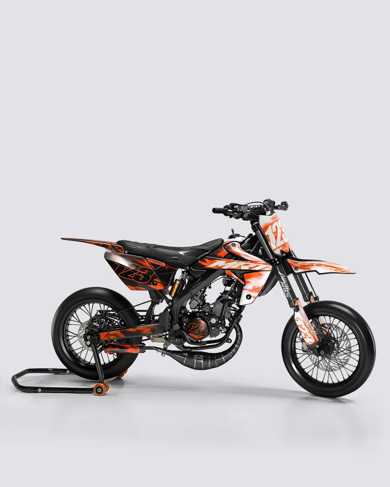 RUSH - Kit deco RIEJU 50cc - Orange