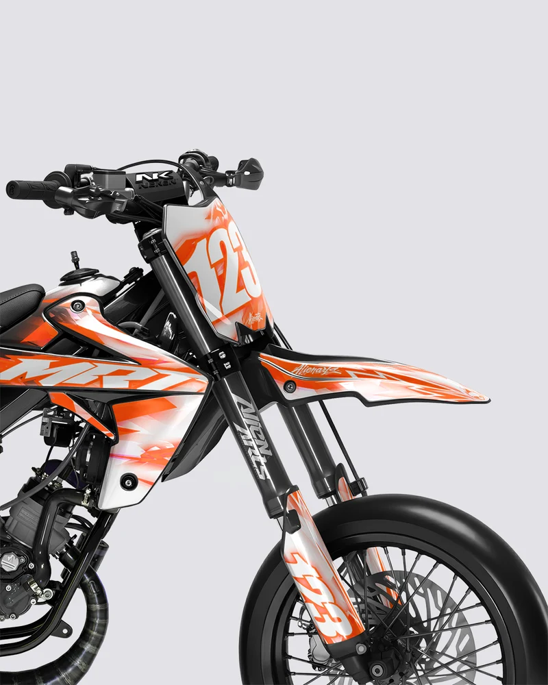 RUSH - Kit deco RIEJU 50cc - Orange