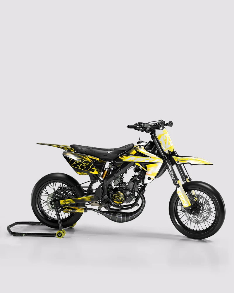 RUSH - Kit deco RIEJU 50cc - Jaune