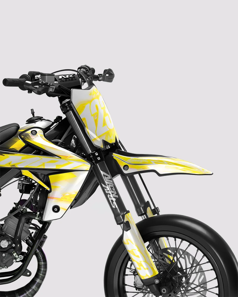 RUSH - Kit deco RIEJU 50cc - Jaune