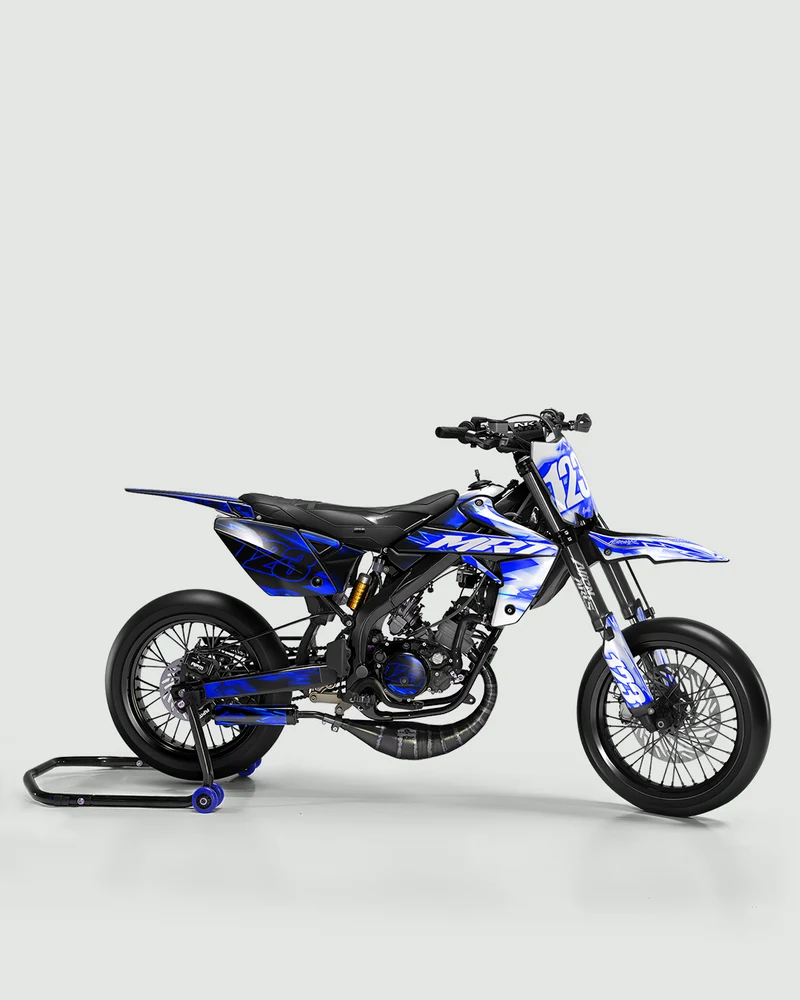 RUSH - Kit deco RIEJU 50cc - Bleu