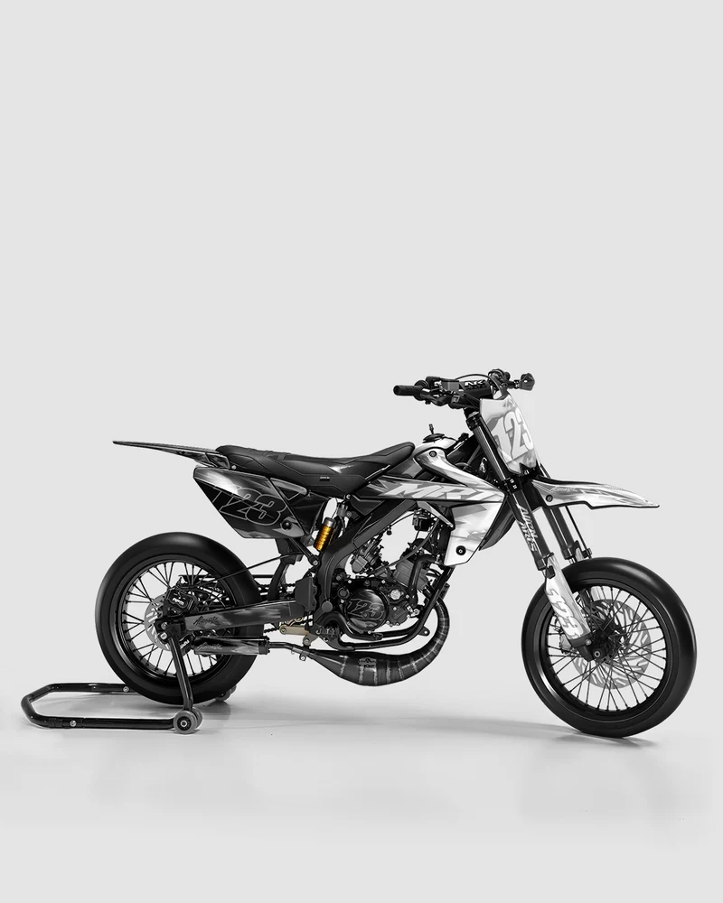 RUSH - Kit deco RIEJU 50cc - Blanc