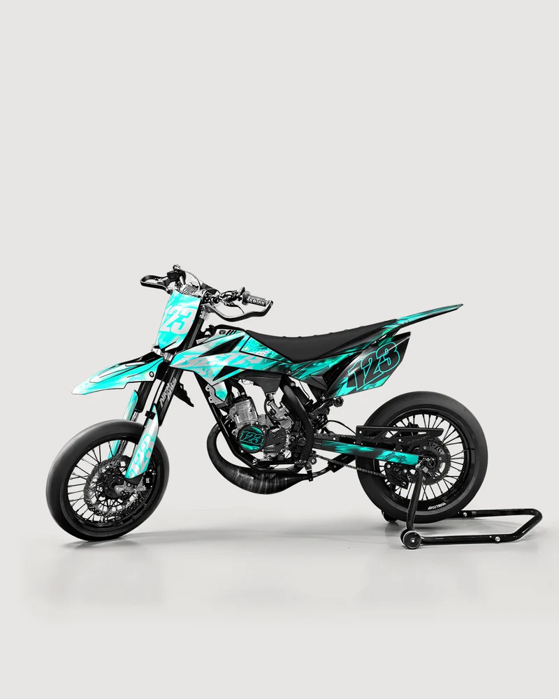 RUSH - Kit deco BETA 50cc - Turquoise