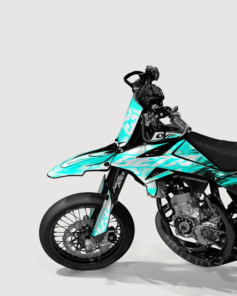 RUSH - Kit deco BETA 50cc - Turquoise