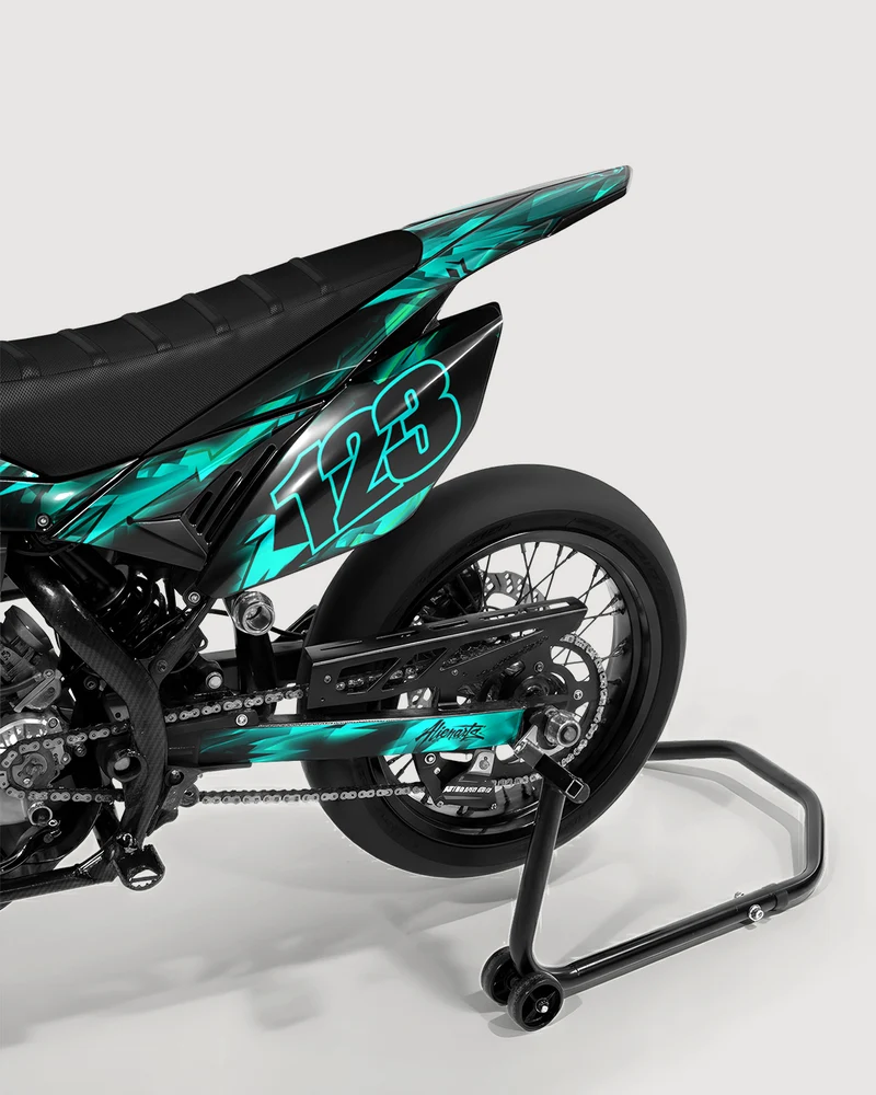 RUSH - Kit deco BETA 50cc - Turquoise