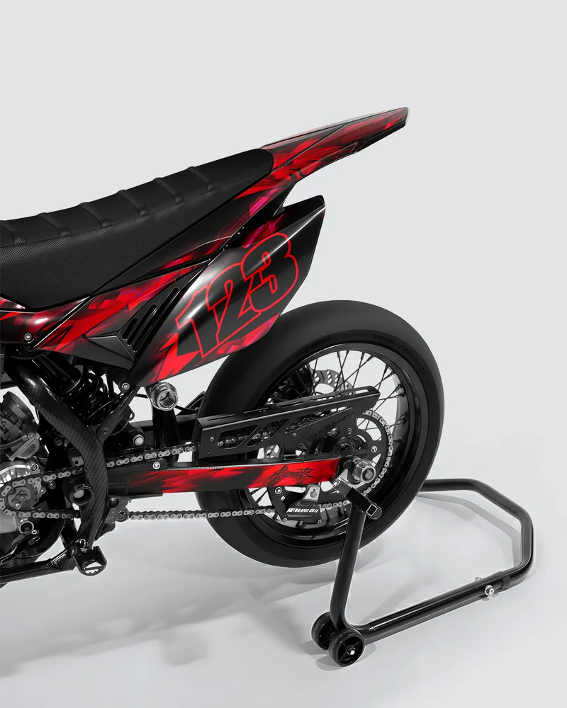 RUSH - Kit deco BETA 50cc - Rouge