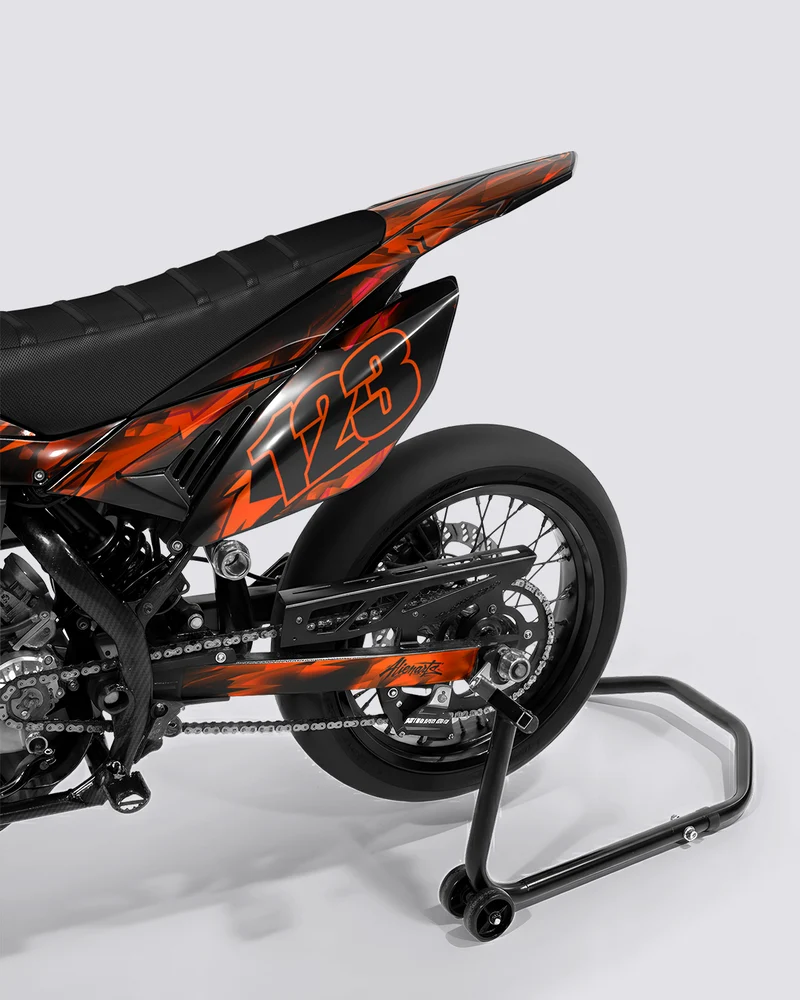 RUSH - Kit deco BETA 50cc - Orange