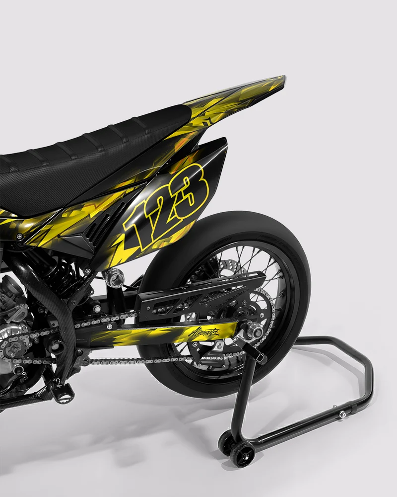 RUSH - Kit deco BETA 50cc - Jaune