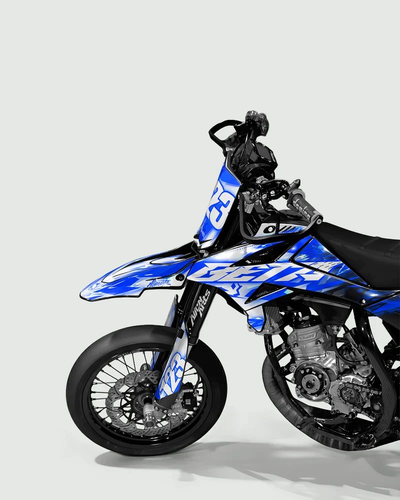 RUSH - Kit deco BETA 50cc - Bleu