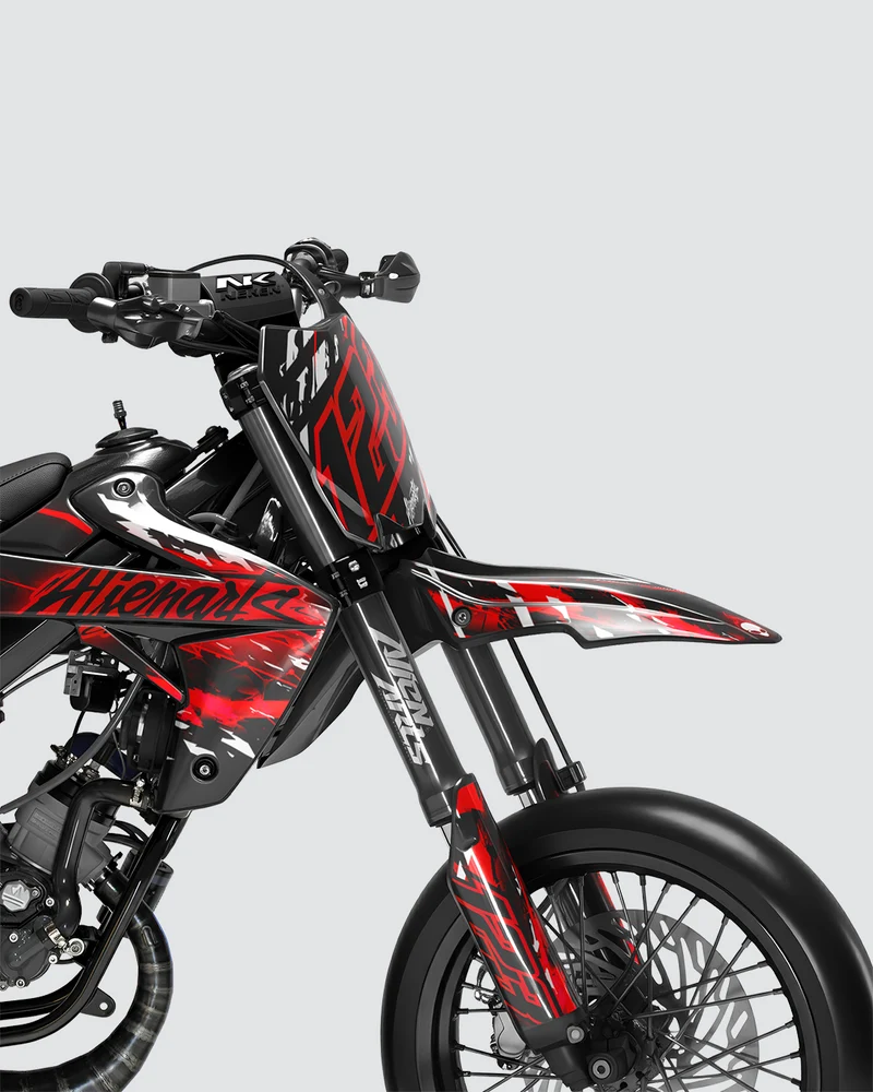 ROGUE - Kit deco RIEJU 50cc - Rouge