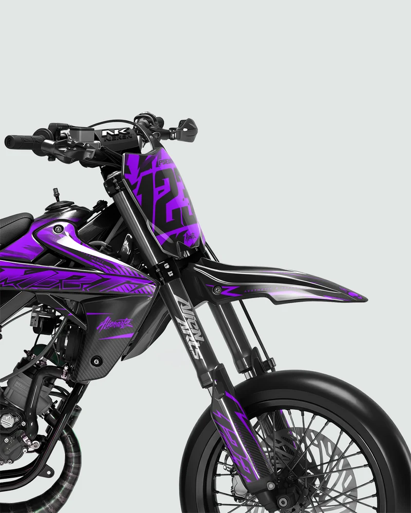 REAPER - Kit deco RIEJU 50cc - Violet