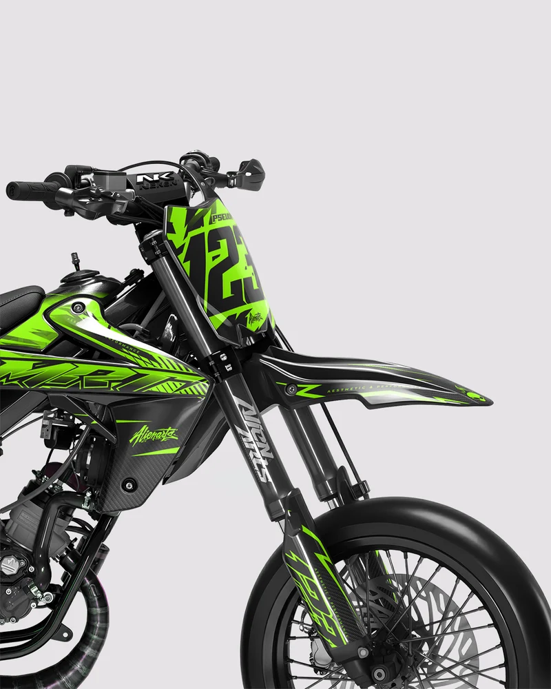 REAPER - Kit deco RIEJU 50cc - Vert