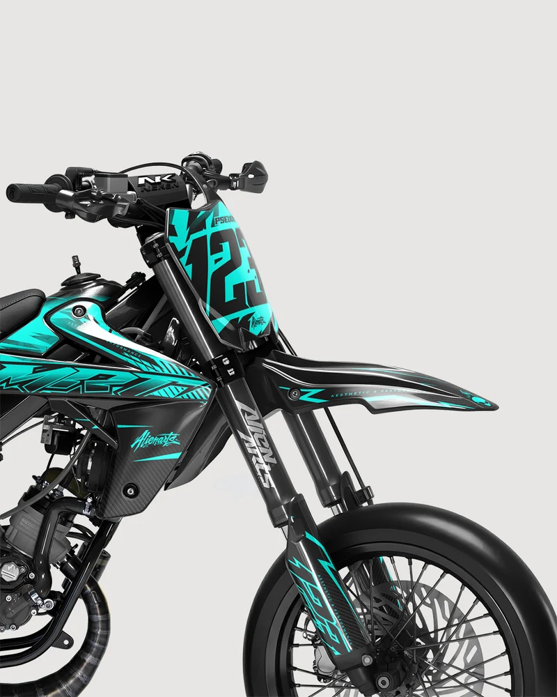 REAPER - Kit deco RIEJU 50cc - Turquoise