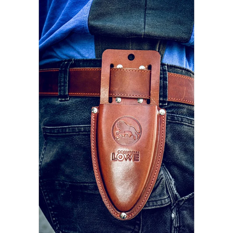 LÖWE 9809 Lederholster für Einhandscheren