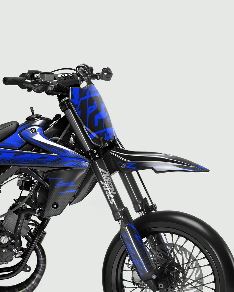 REAPER - Kit deco RIEJU 50cc - Bleu