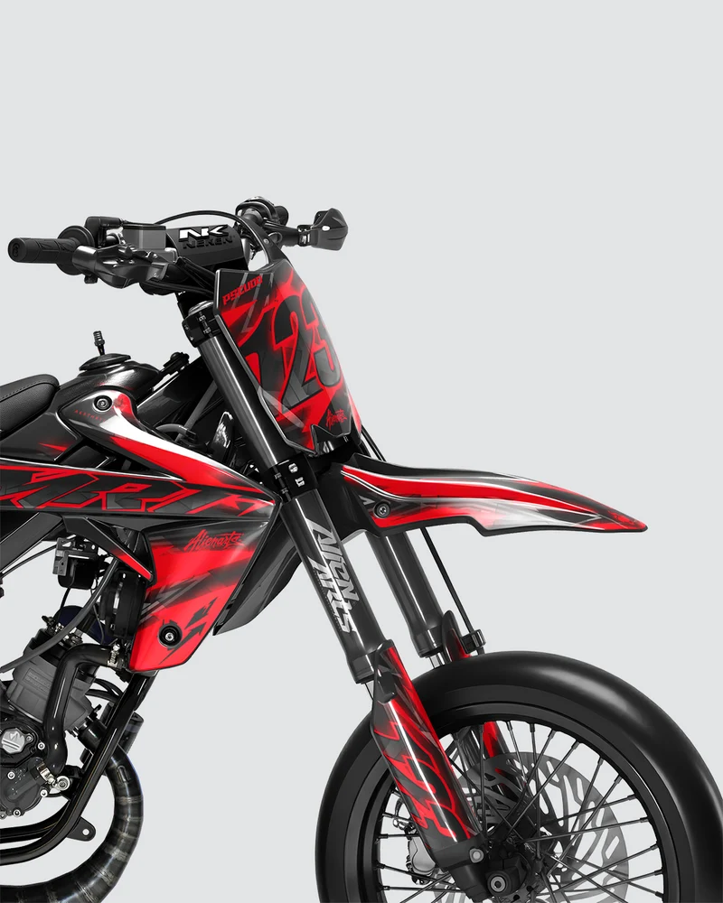 RAZOR - Kit deco RIEJU 50cc - Rouge