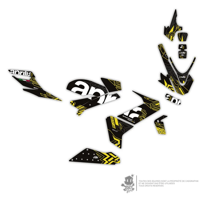 APRILIA KIT DÉCO - RS 660 TECH 01 - AC - ONLY 50