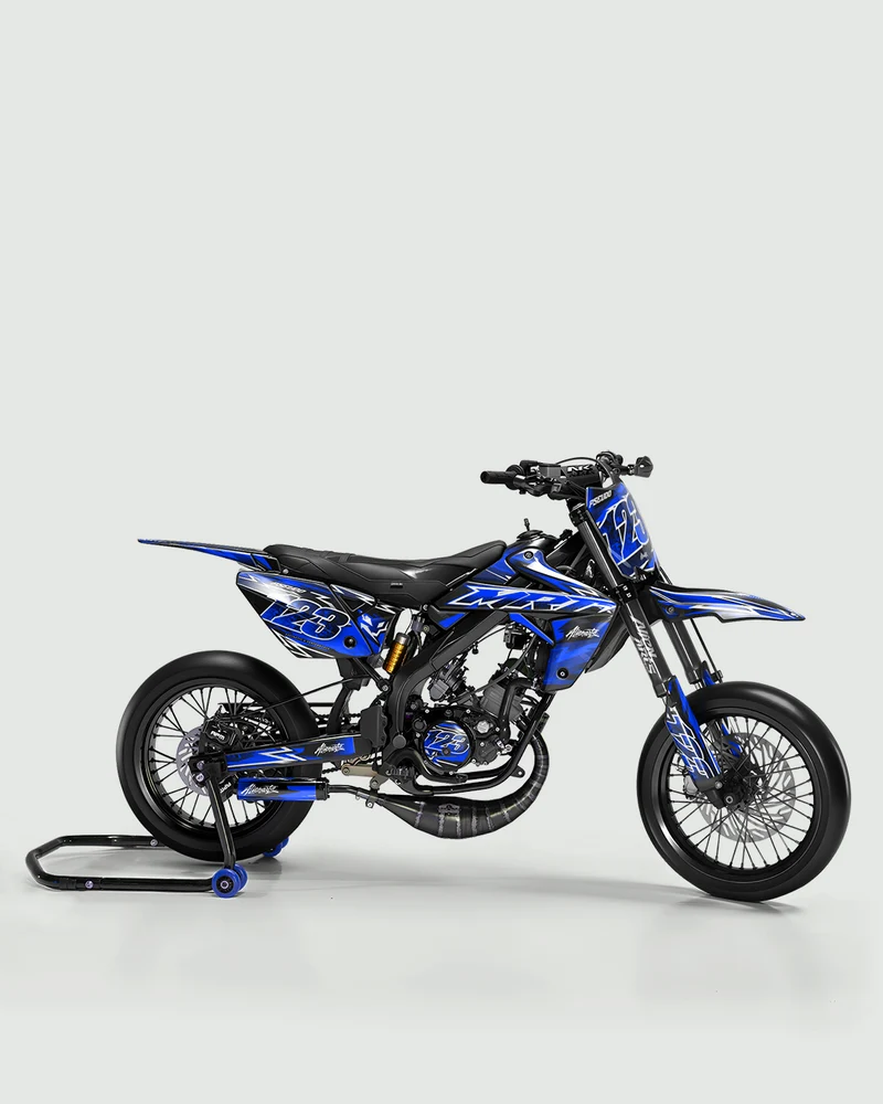 RAMPAGE - Kit deco RIEJU 50cc - Bleu