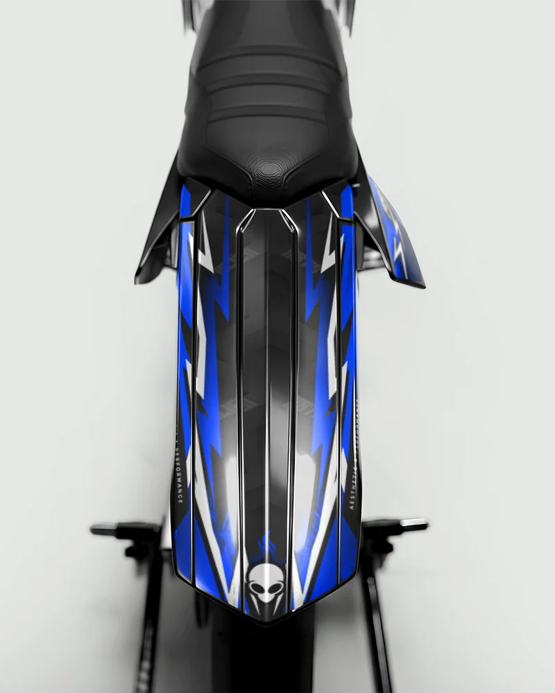RAMPAGE - Kit deco RIEJU 50cc - Bleu