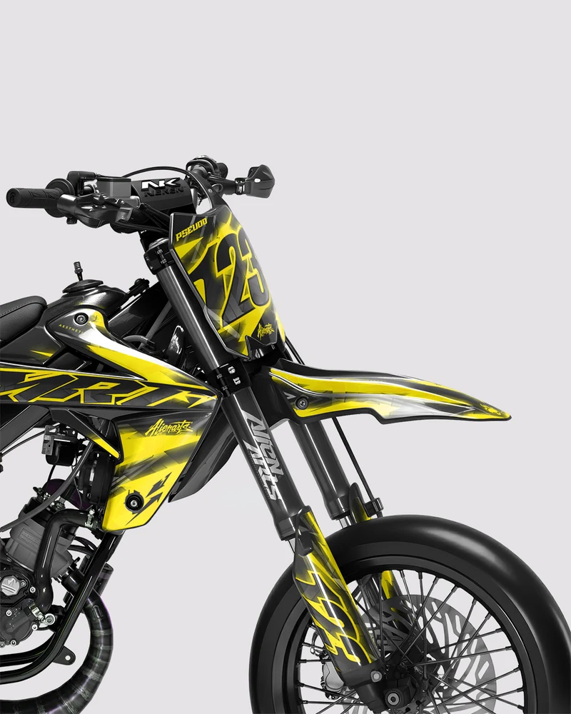 RAZOR - Kit deco RIEJU 50cc - Jaune