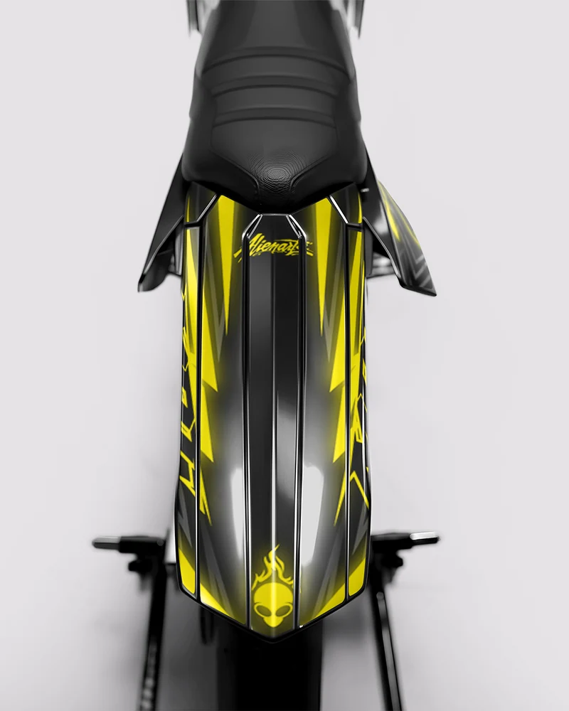 RAZOR - Kit deco RIEJU 50cc - Jaune