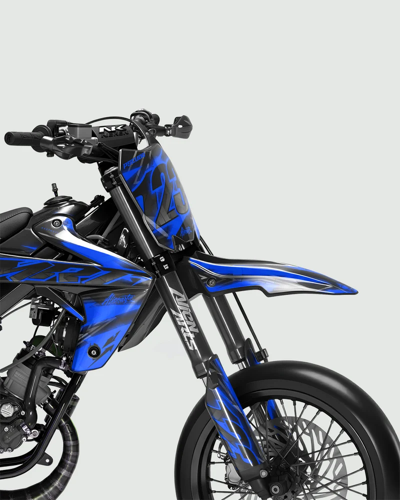 RAZOR - Kit deco RIEJU 50cc - Bleu