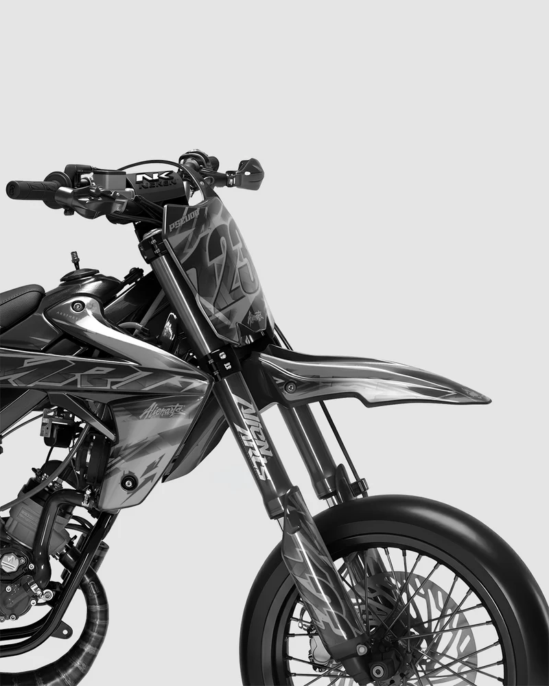 RAZOR - Kit deco RIEJU 50cc - Blanc