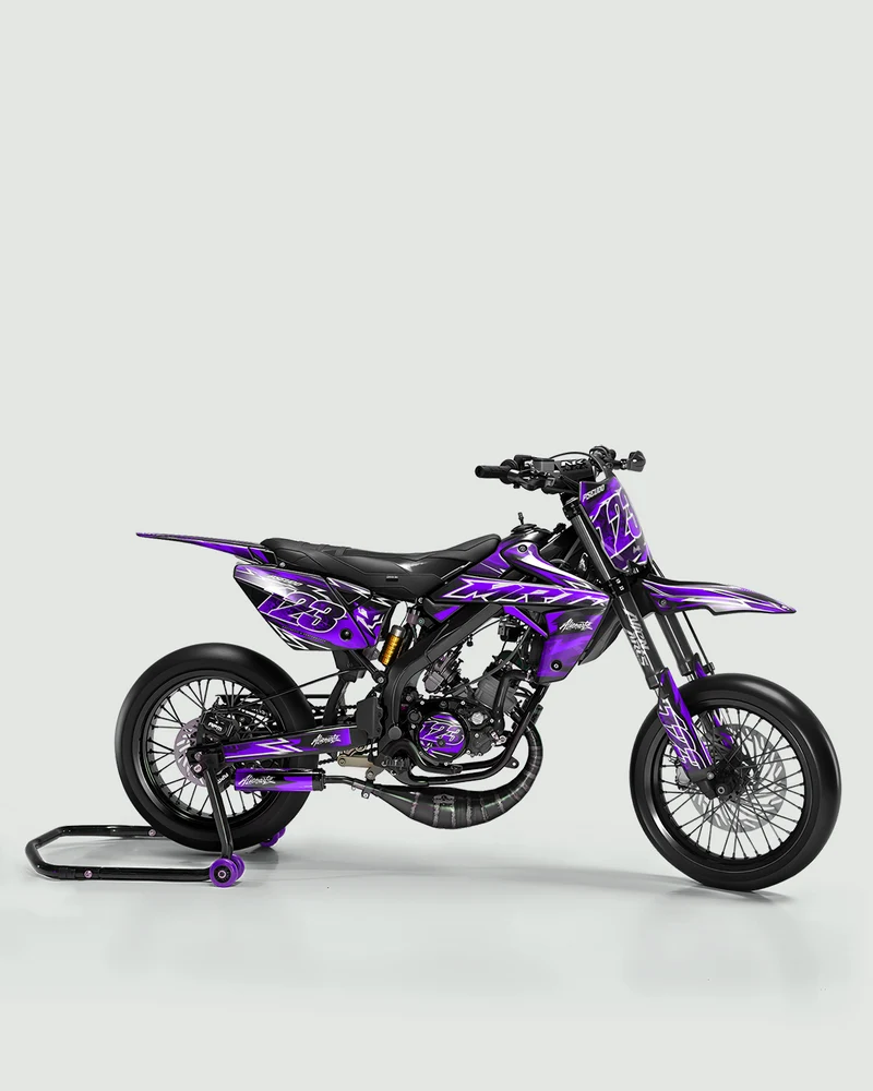 RAMPAGE - Kit deco RIEJU 50cc - Violet