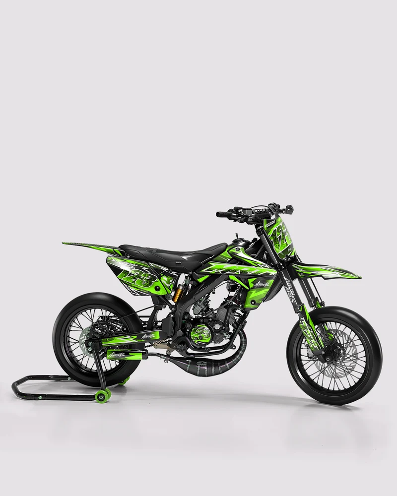 RAMPAGE - Kit deco RIEJU 50cc - Vert