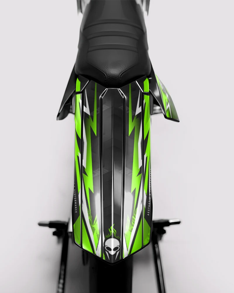 RAMPAGE - Kit deco RIEJU 50cc - Vert