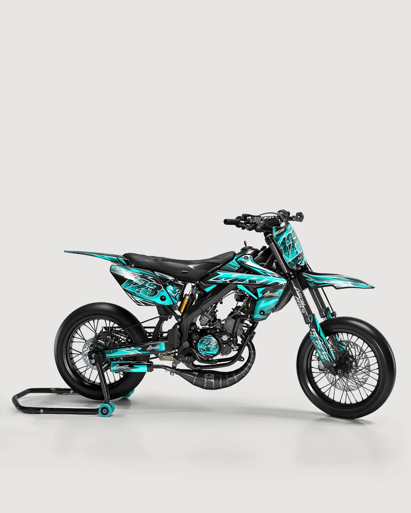 RAMPAGE - Kit deco RIEJU 50cc - Turquoise