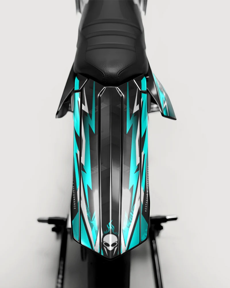RAMPAGE - Kit deco RIEJU 50cc - Turquoise