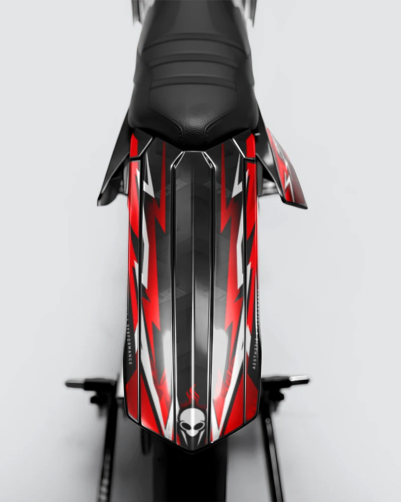 RAMPAGE - Kit deco RIEJU 50cc - Rouge