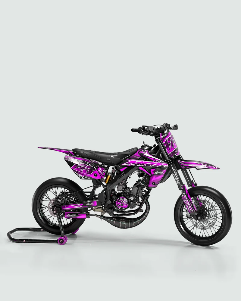 RAMPAGE - Kit deco RIEJU 50cc - Rose