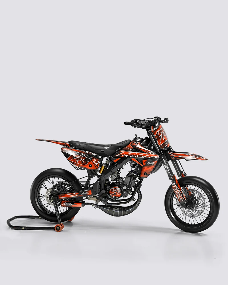 RAMPAGE - Kit deco RIEJU 50cc - Orange