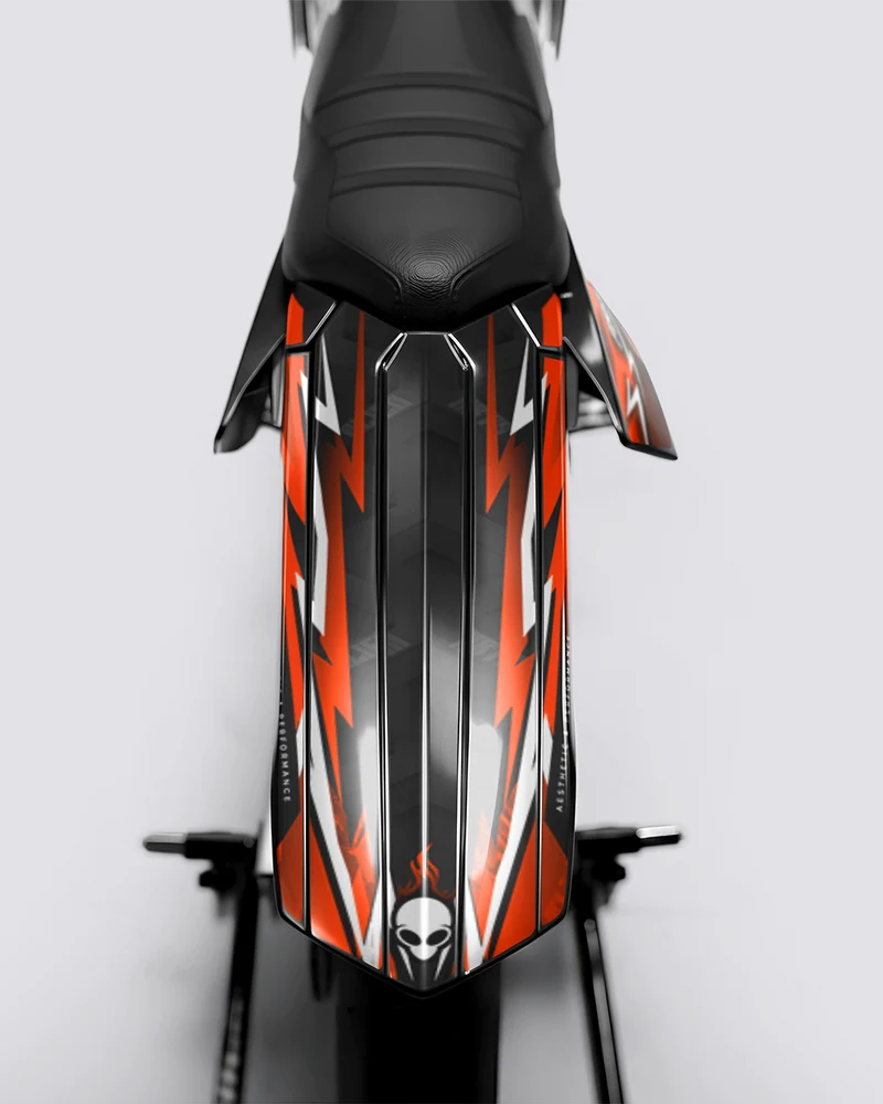 RAMPAGE - Kit deco RIEJU 50cc - Orange