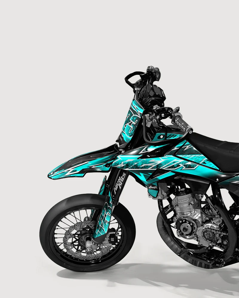 RAMPAGE - Kit deco BETA 50cc - Turquoise