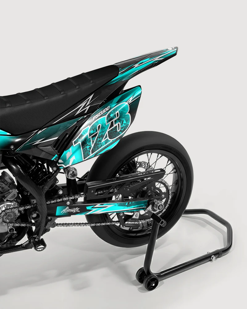 RAMPAGE - Kit deco BETA 50cc - Turquoise